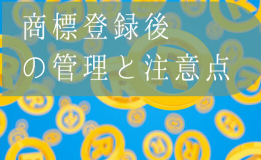 商標登録後の管理と注意点